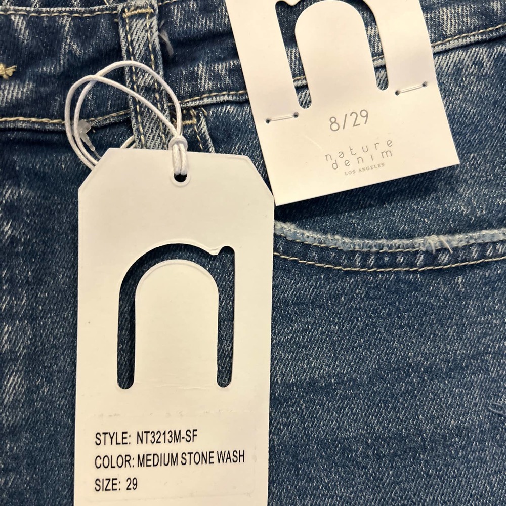 Nature Denim Mom Jean Size 29 - Picture 3 of 5
